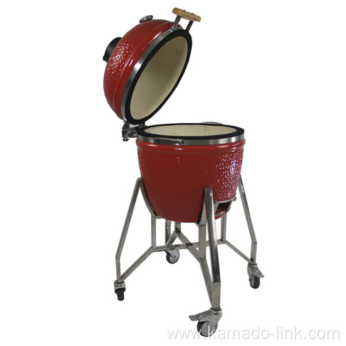 16'' SS Ceramic Charcoal Kamado BBQ Grill